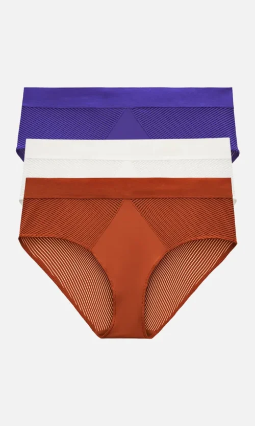 Shadow Stripe Mid-Rise Brief