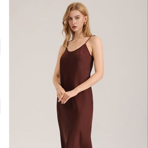 Maxi Satin Slip Sleep Dress - Image 5